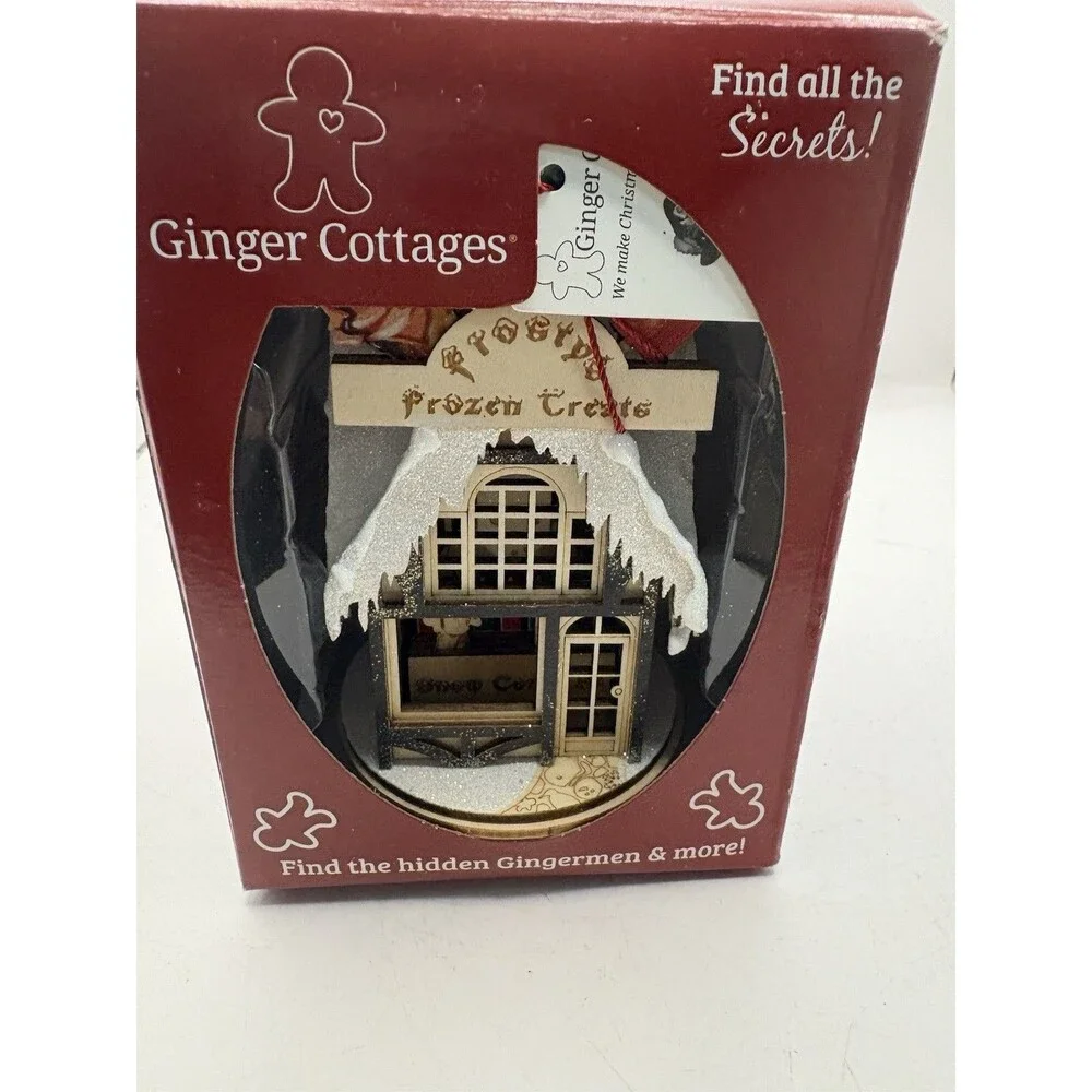 Old World Christmas Ginger Cottages Frosty’s Frozen Treat’s 2021